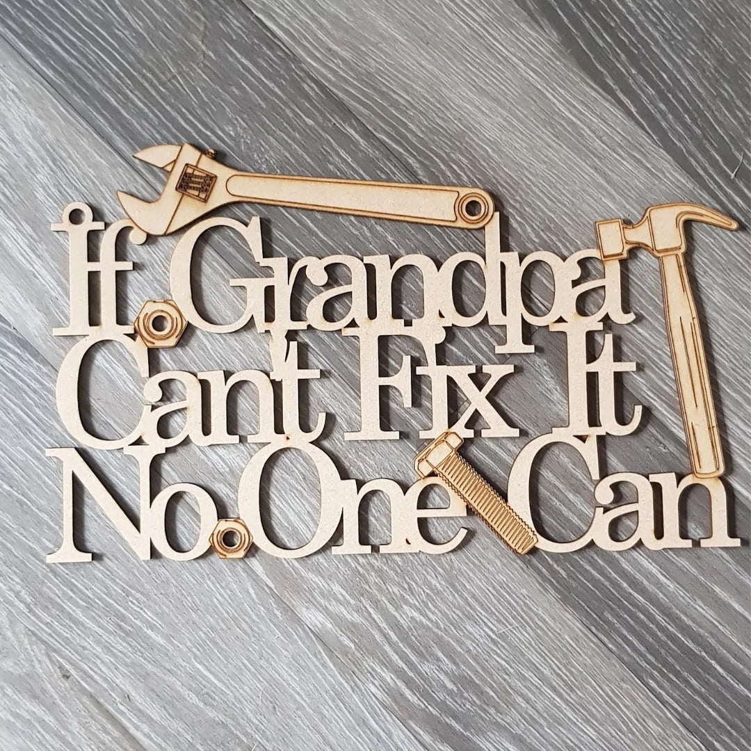 Funny Tool Sign for the Family Fixer