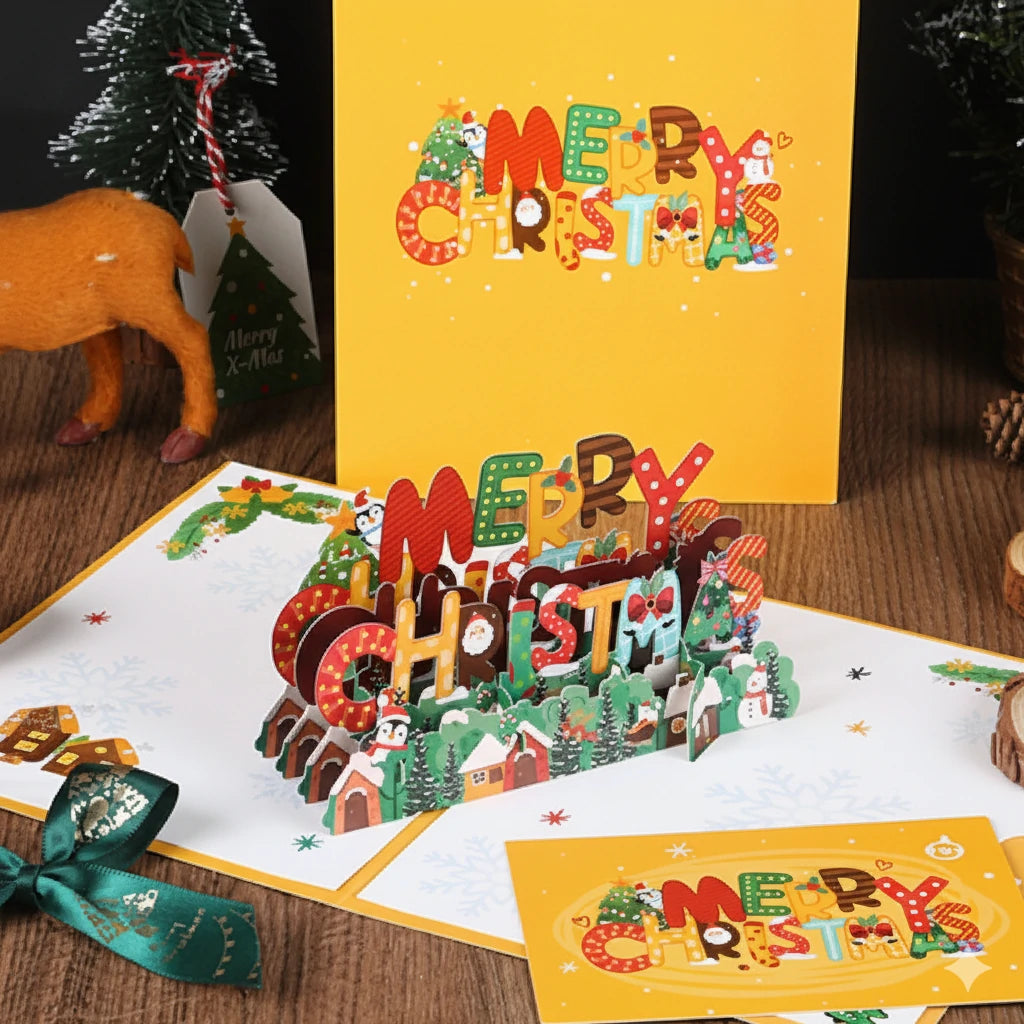 3D Pop Up Christmas Card