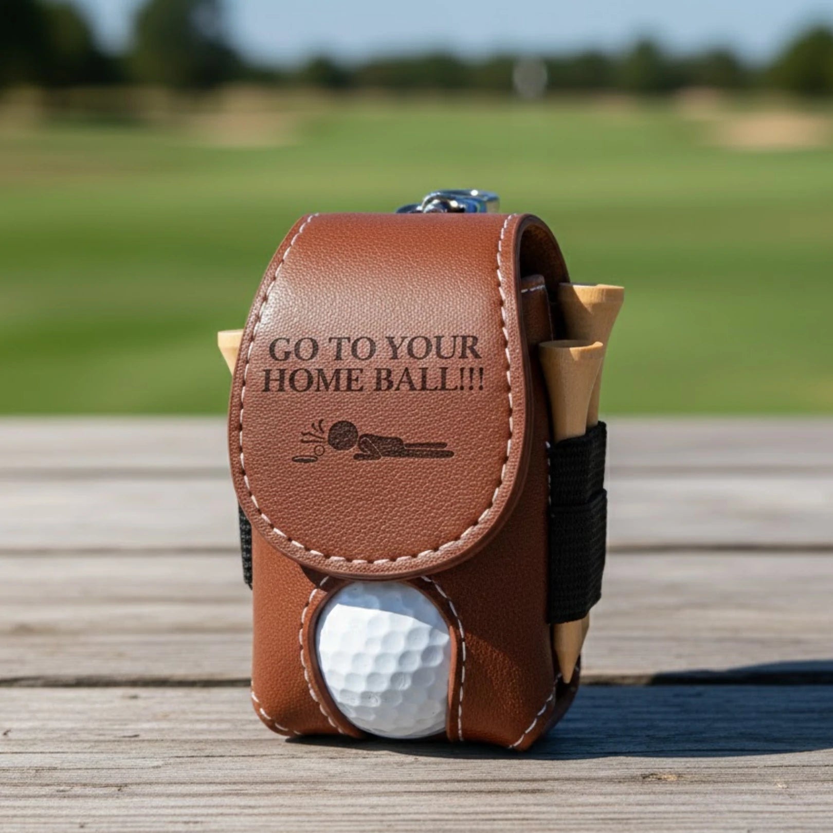 “Go to Your Home Ball!!!” Funny Golf Ball Bag