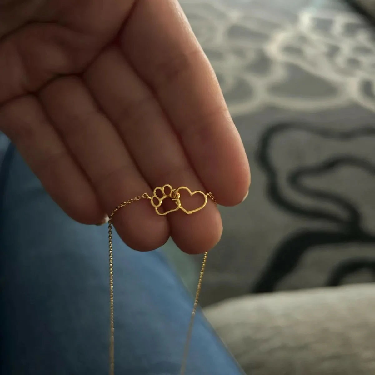 Heart & Paw  Necklace