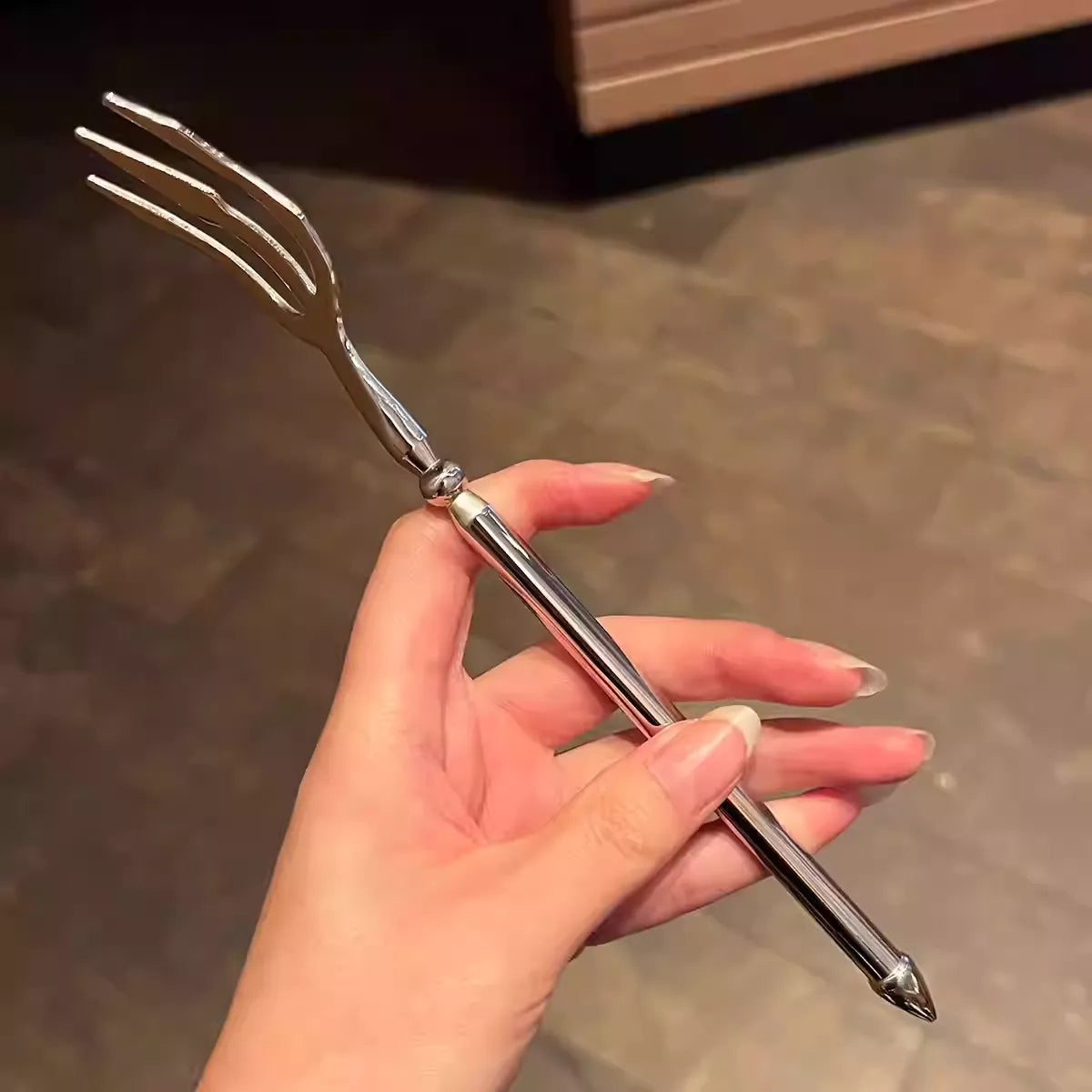 Poseidon’s Trident Dessert Fork