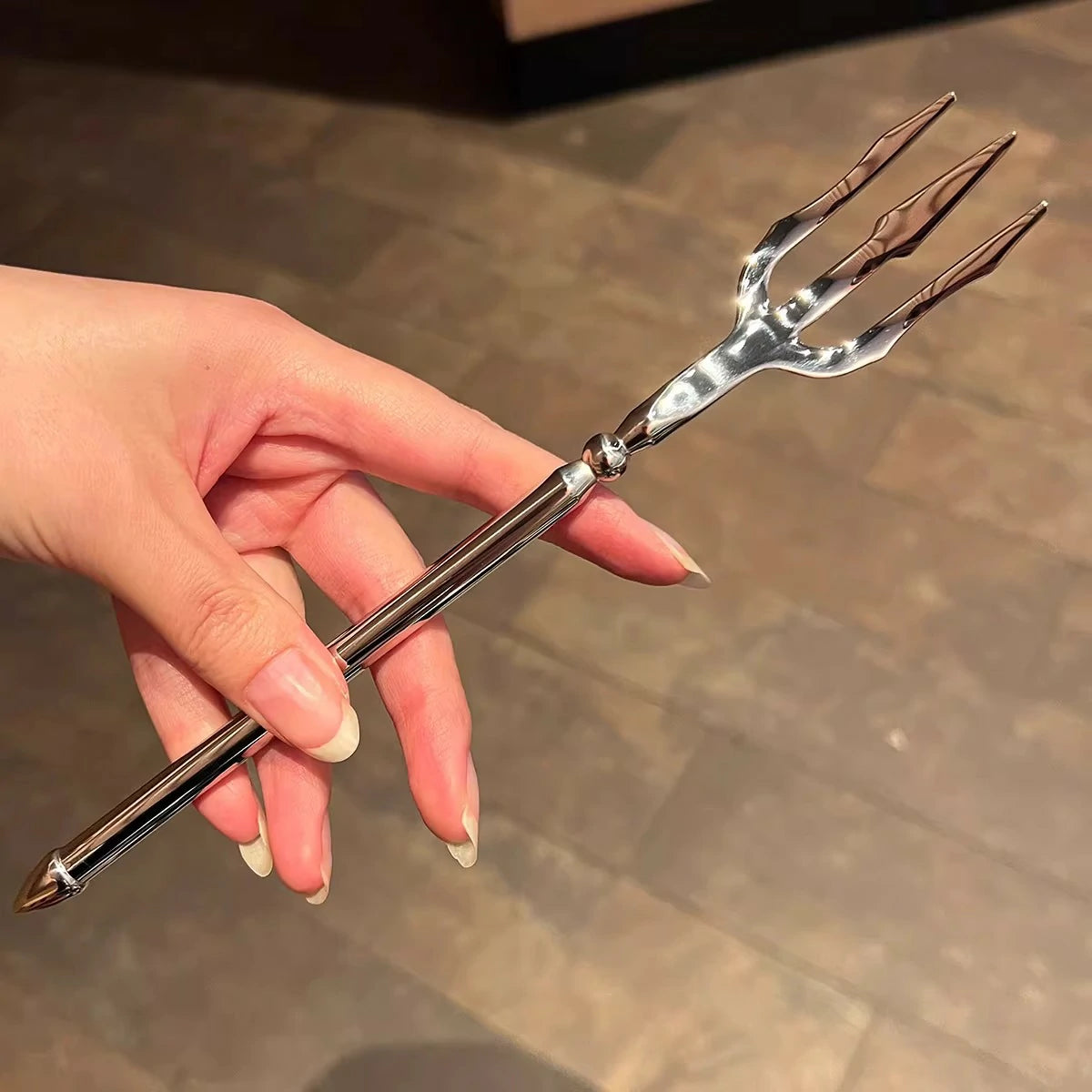 Poseidon’s Trident Dessert Fork