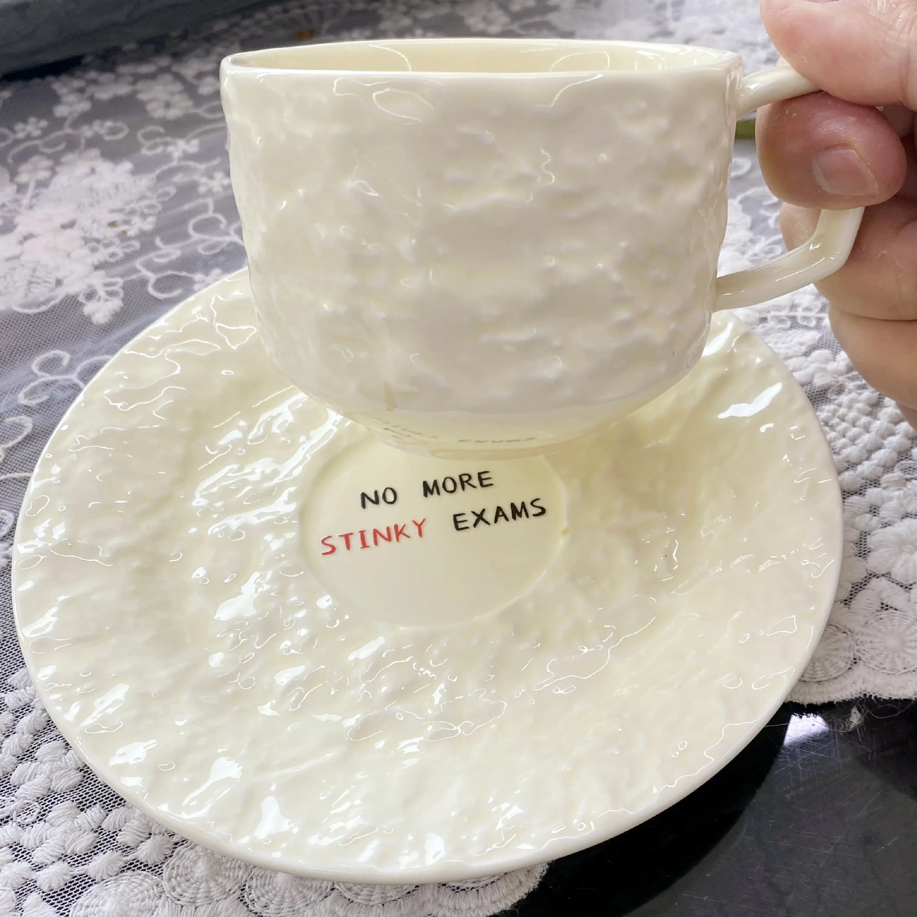 Surprise Message Teacup & Saucer – Fun in Every Sip