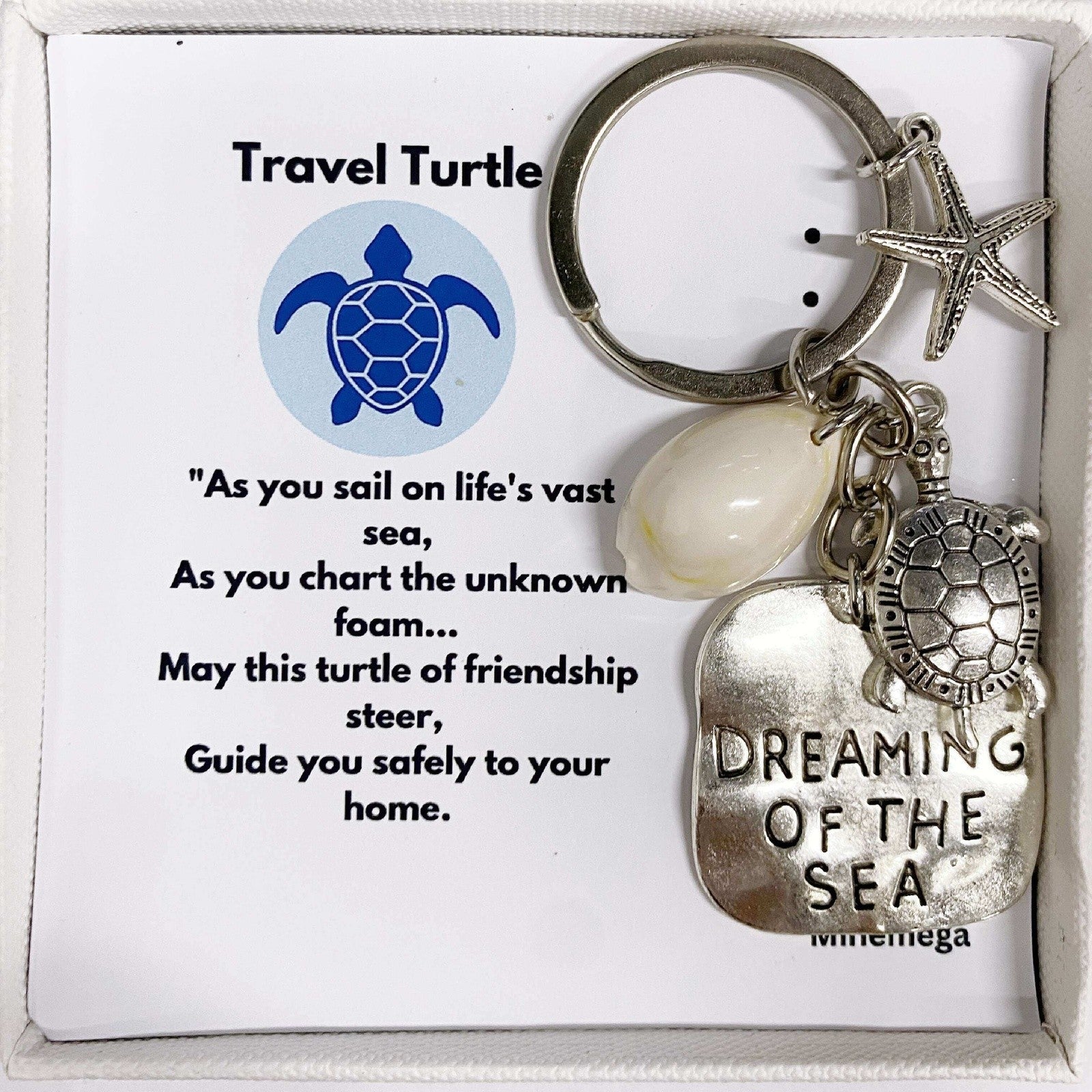Travel Turtle Keychain For Friend
