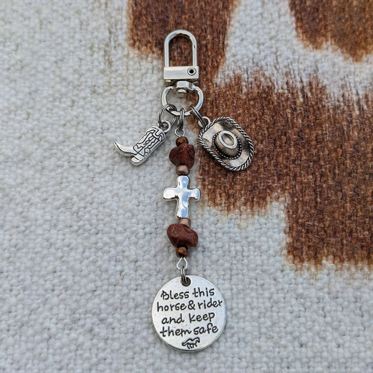 Western Horse Blessing Charm