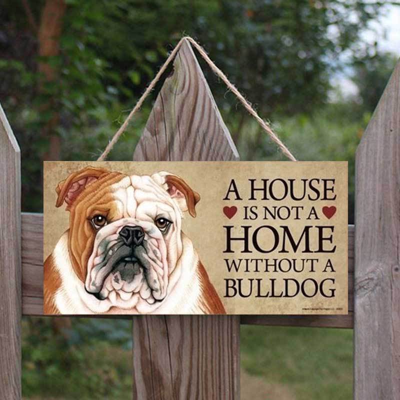 "It's Not a Home Without" Wood Breed Sign For Christmas