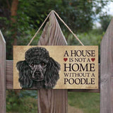 "It's Not a Home Without" Wood Breed Sign For Christmas