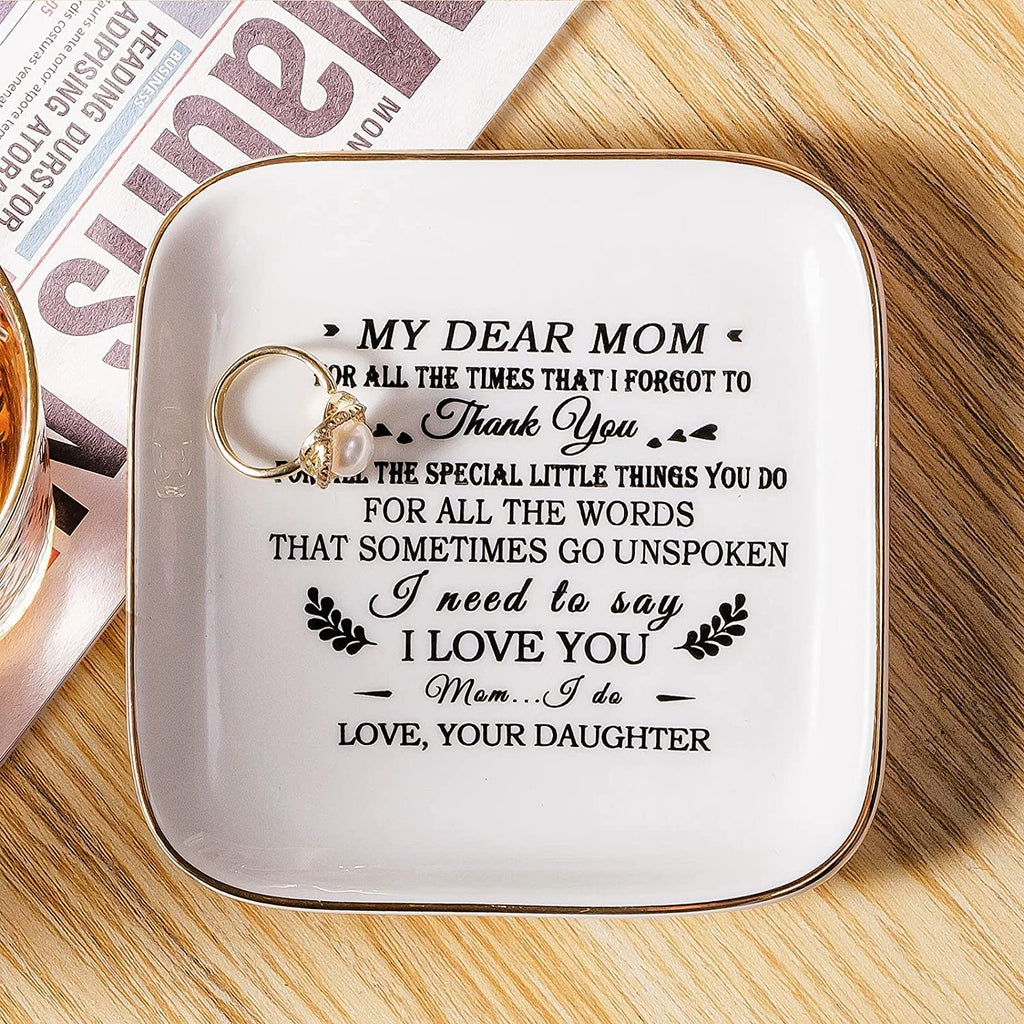 Ceramic Ring Dish For Mom