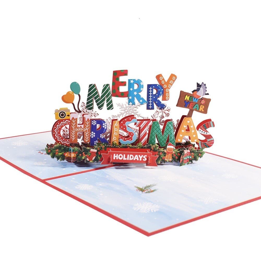 3D Pop Up Christmas Card