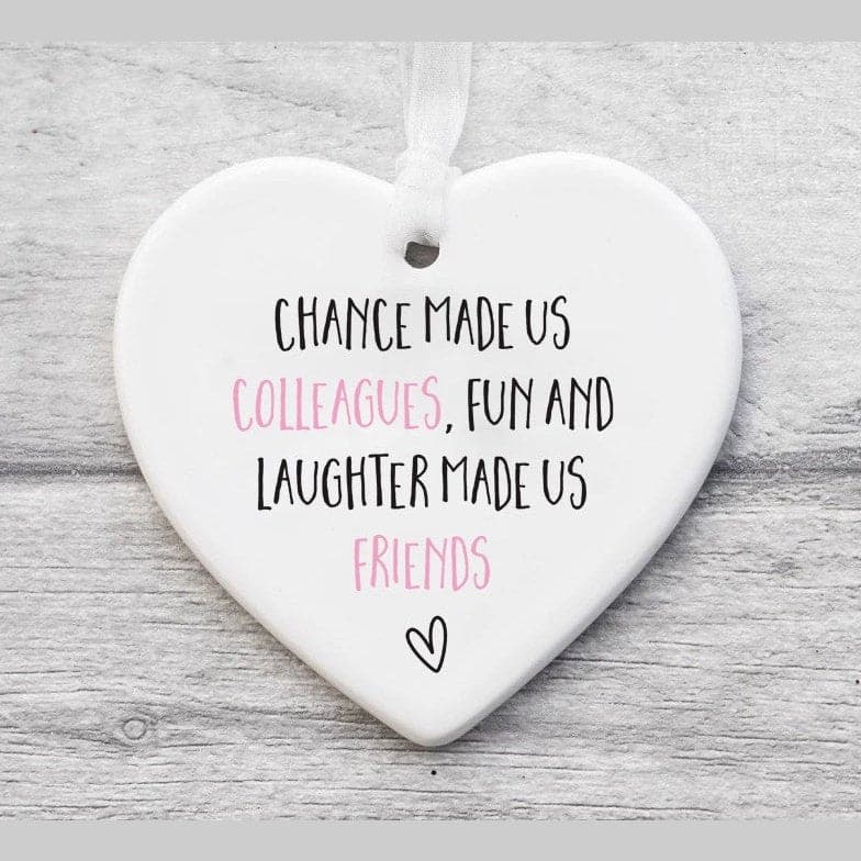 Colleagues friendship keepsake