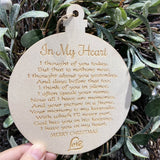 In My Heart Ornaments For 2021