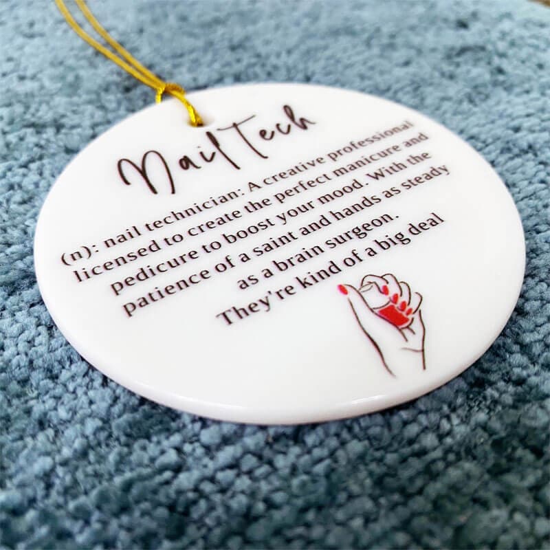 Nail Tech Ornament