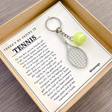 No crying in tennis ornament