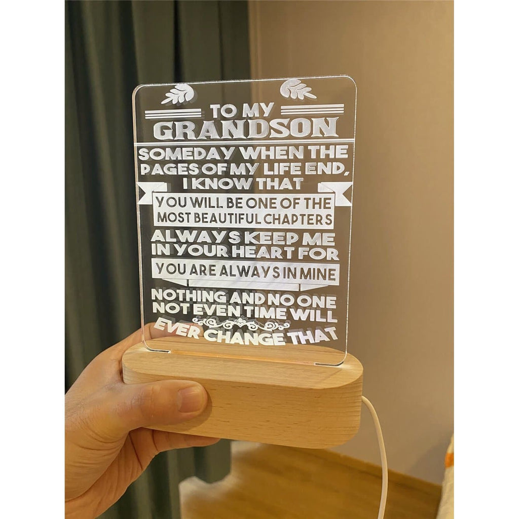 To my grandson night light