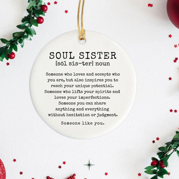 Soul Sister Ornament