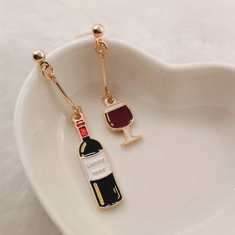 Wine Bottle Earrings