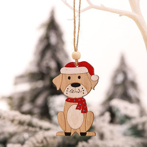 Wooden christmas ornaments