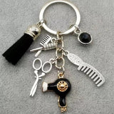Hair stylist gift keychain